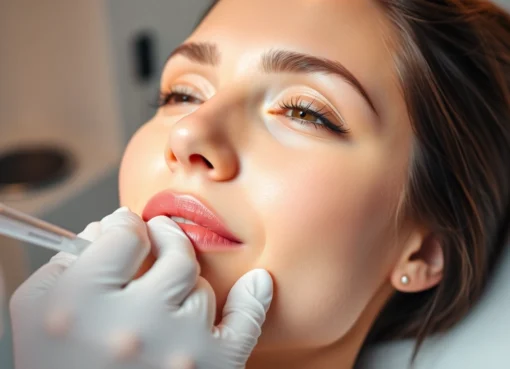 Relaxing Botox-Zürich-Behandlung session showcasing a client in a tranquil environment.