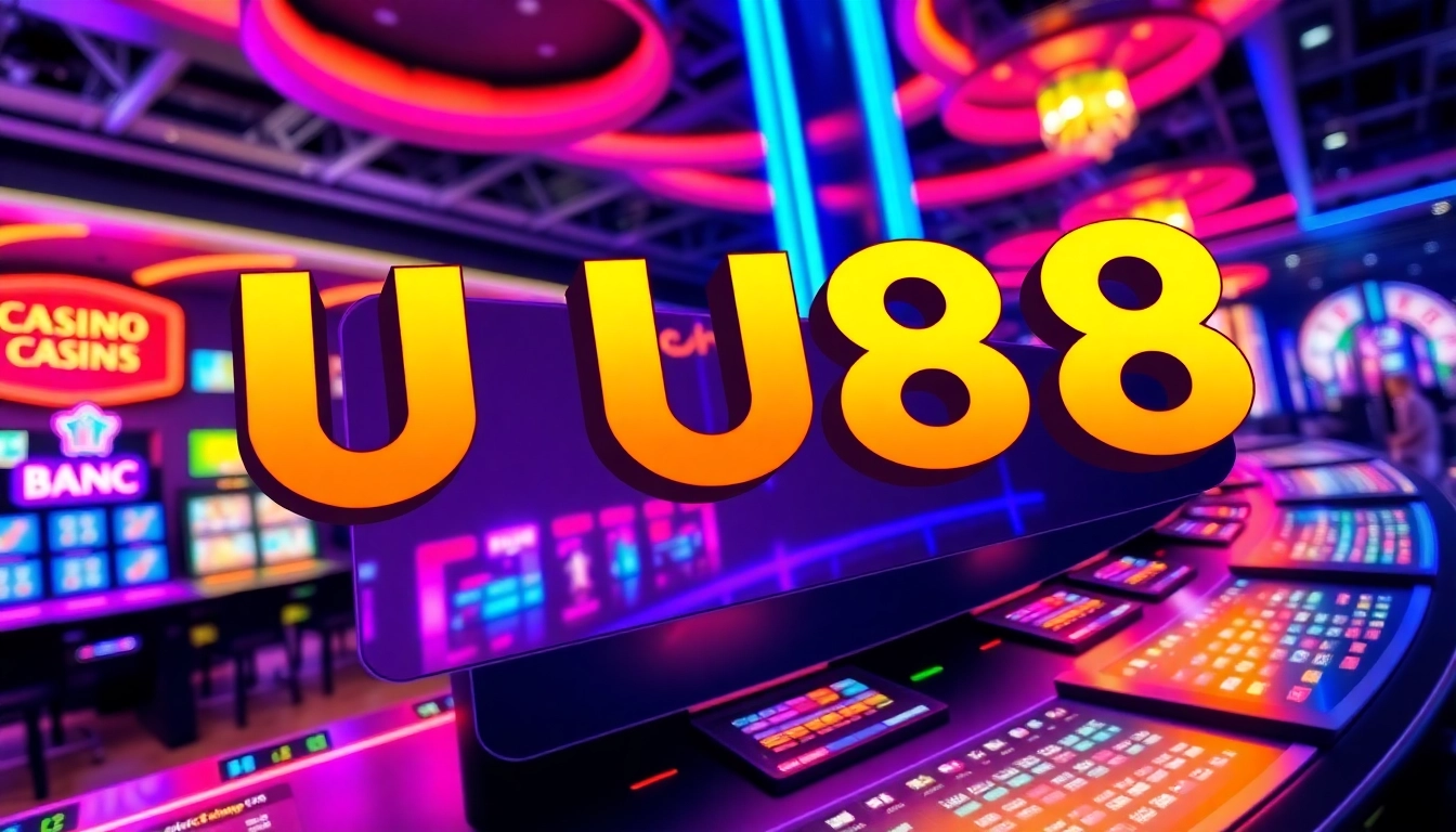 UU88 online casino platform with engaging interface, showcasing secure gameplay and modern design, attracting users with vibrant visuals.
