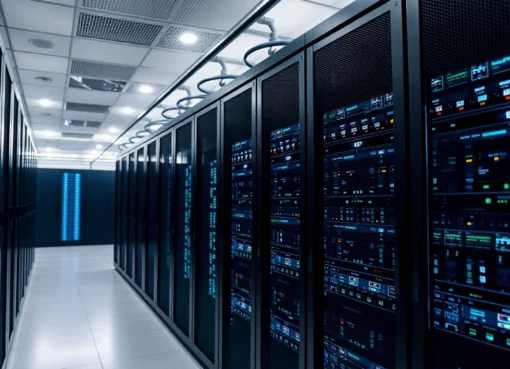 Screenshot of https://linkcli.com/ showcasing high-performance cloud server solutions and cybersecurity features.