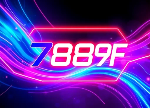 789F logo prominently displayed on a sleek digital interface, highlighting brand identity with bold colors and modern design elements for high visibility and recognition.