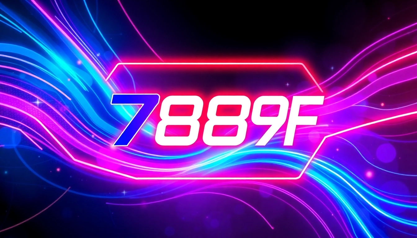 789F logo prominently displayed on a sleek digital interface, highlighting brand identity with bold colors and modern design elements for high visibility and recognition.
