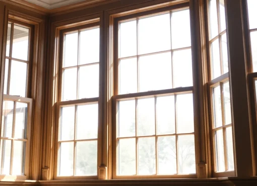 Showcase traditional Victorian sash windows highlighting ornate wooden features and craftsmanship.