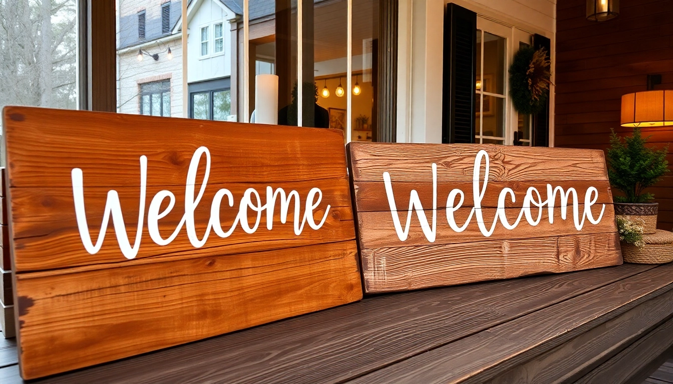 Creative Ways to Use Welcome Signs to Enhance Your Front Porch Decor