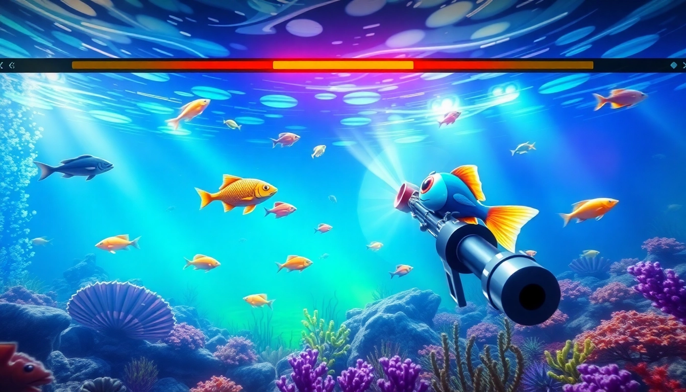Game vault offers engaging fish shooting arcade game with vivid underwater graphics and immersive gameplay experience.