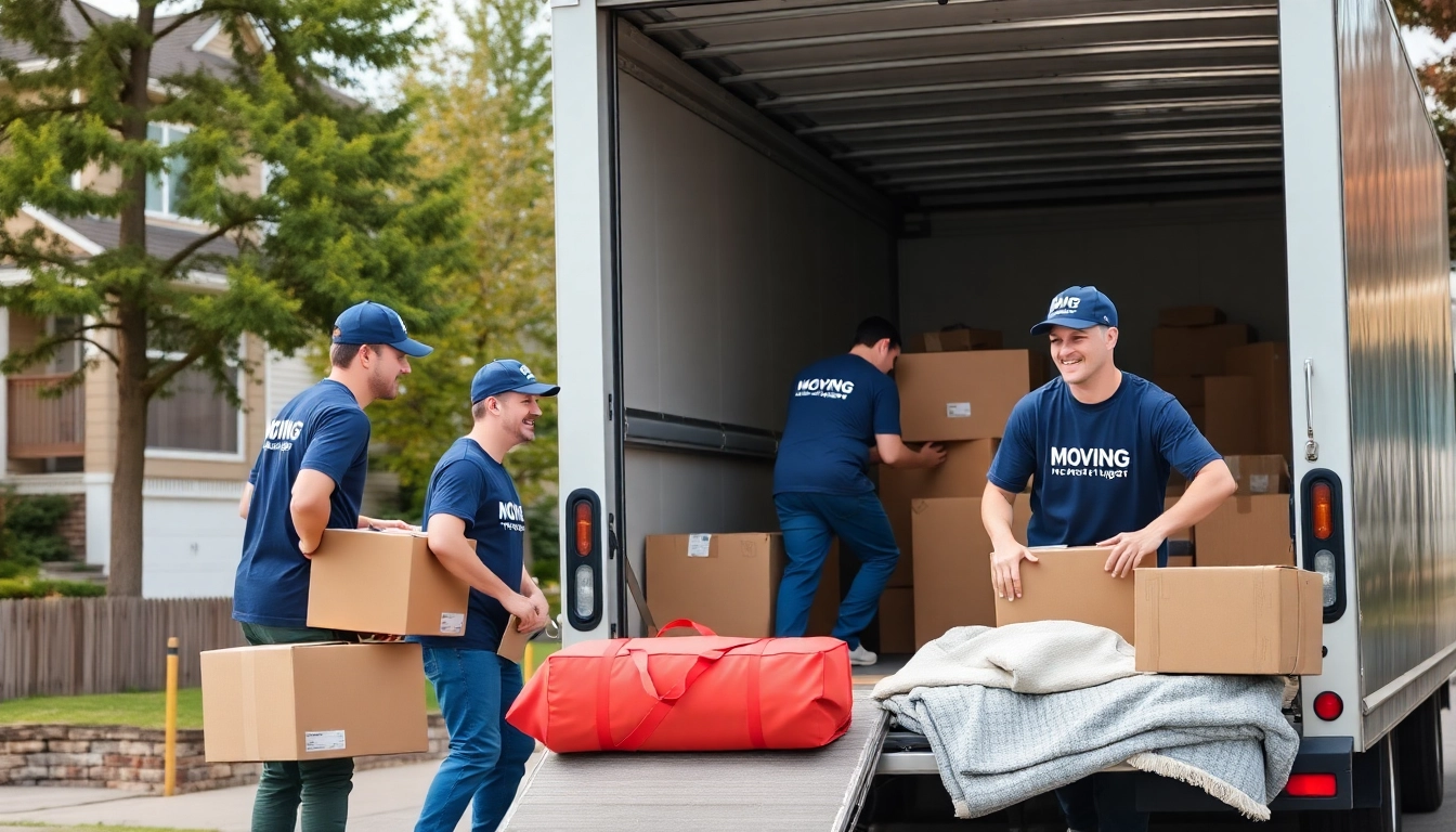 Apex Moving Crew Calgary efficiently loading a truck with professional movers ensuring a seamless move in Calgary.