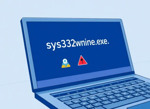 Secure Windows system with sys32win.exe highlighted, illustrating malware detection and cybersecurity vigilance for https://sys32win.com/ users.