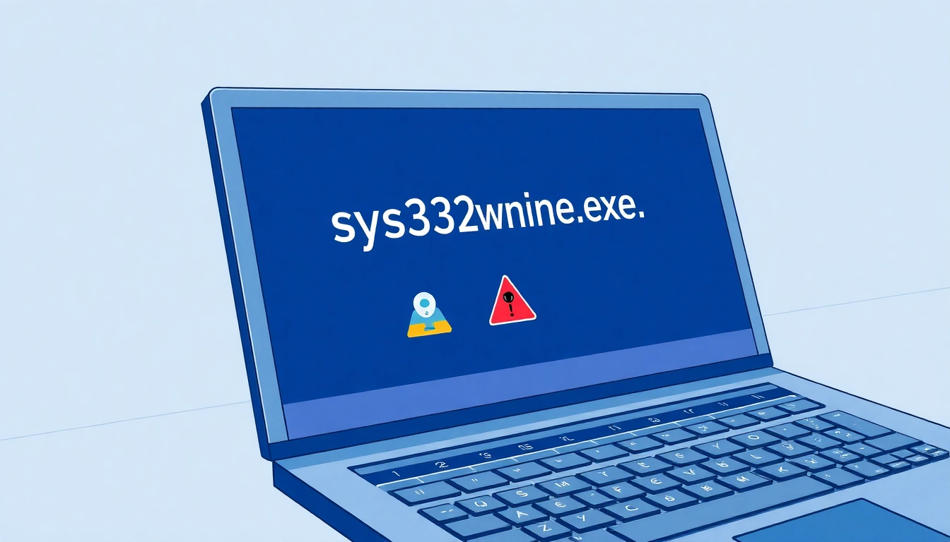 Secure Windows system with sys32win.exe highlighted, illustrating malware detection and cybersecurity vigilance for https://sys32win.com/ users.