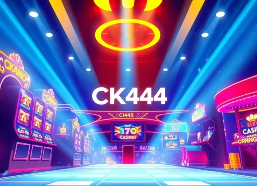 Experience the thrill with ck444; top online gaming platform showcasing slots, live dealer, and sports betting, in a sleek, user-friendly setup.