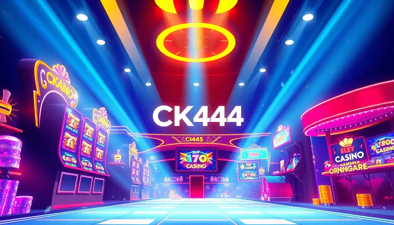 Experience the thrill with ck444; top online gaming platform showcasing slots, live dealer, and sports betting, in a sleek, user-friendly setup.