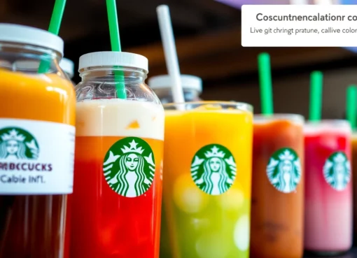 The Starbucks calorie calculator screenshot showing drink customization and live calorie updates, highlighting user-friendly nutrition tracking.