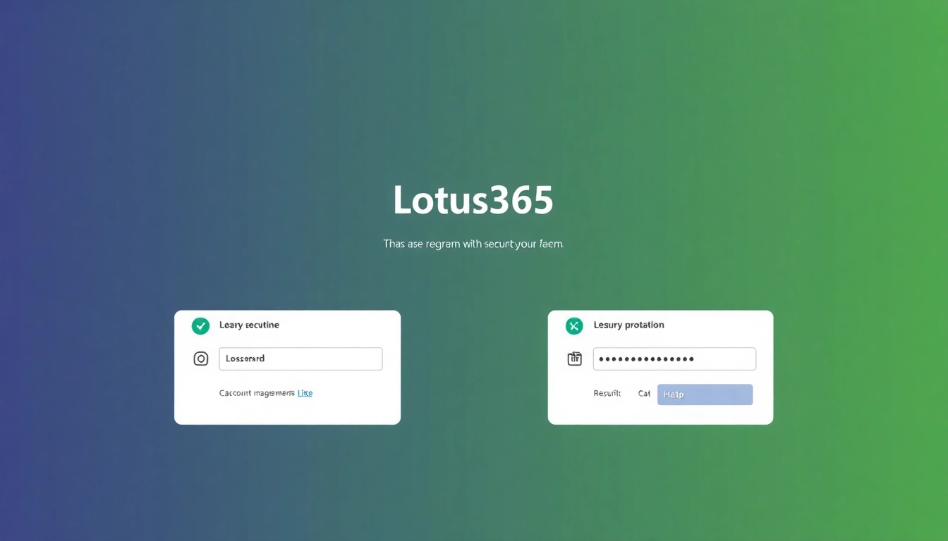 Lotus365 secure login page with user password reset option for effortless account management