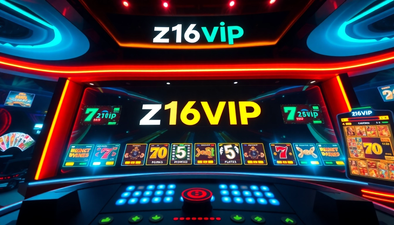 z16vip online casino platform showcasing engaging gameplay, vibrant graphics, and user-friendly interface for immersive entertainment.