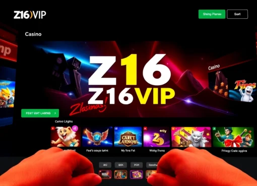 Z16VIP online casino interface highlighting secure gameplay and vibrant graphics for engaging