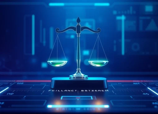 Fairplay logo depicting balanced scales symbolizing fairness and justice in a digital environment, with clean design and vibrant colors.