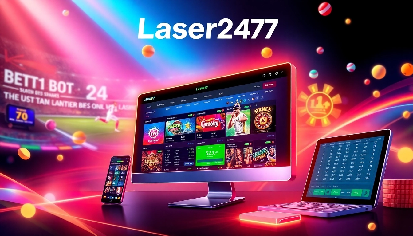 Laser247 platform showcasing live sports betting and casino games with secure transactions for Indian users.