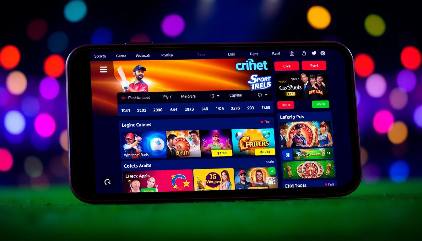 Lotus365 logo on a smartphone screen showing live sports betting and casino options, emphasizing quick access and secure transactions.