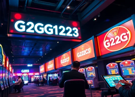 G2G123 online slot platform featuring vibrant graphics and seamless user interface for engaging gameplay.