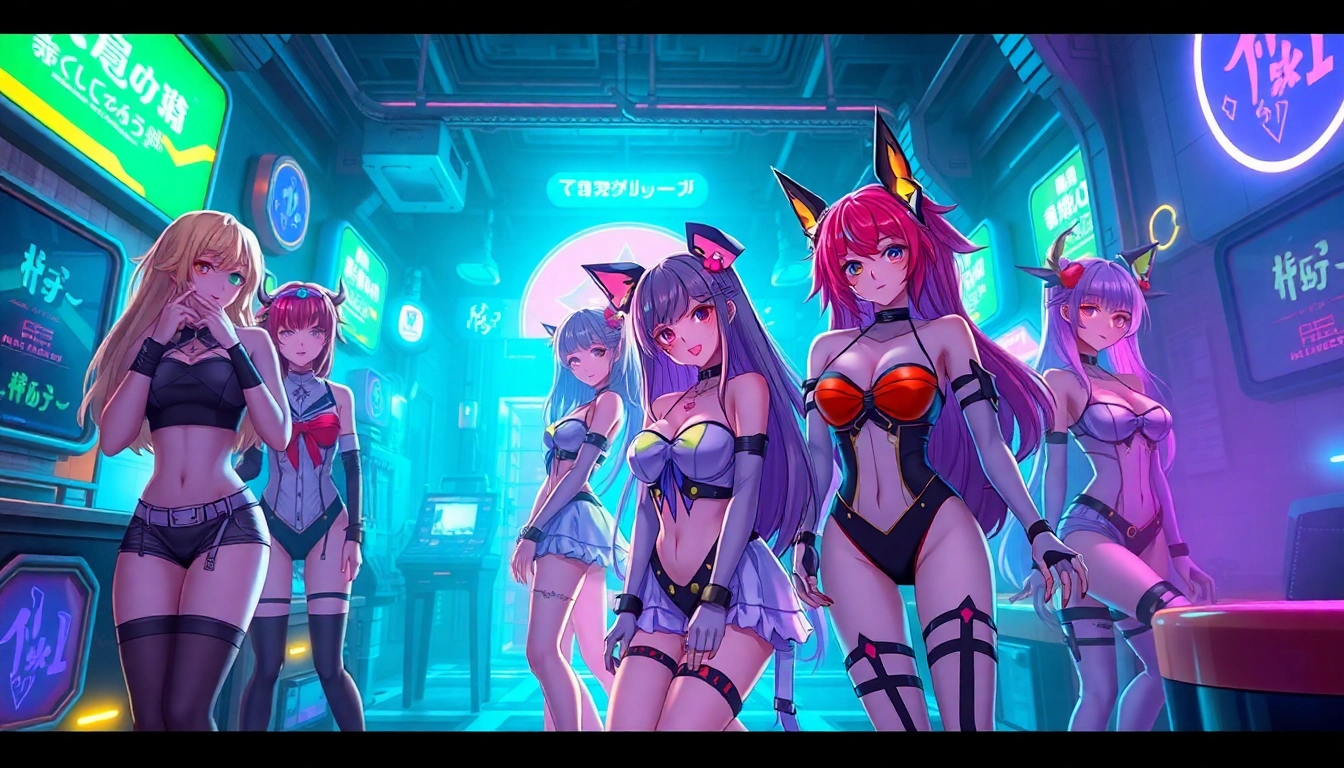 Engaging Hentai AI scene showcasing customizable anime characters with vibrant colors and intricate details for accessibility and SEO.