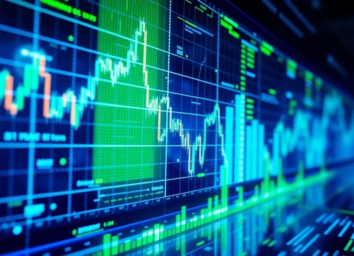 Tech Investment News infographic showing modern data analysis and financial growth strategies