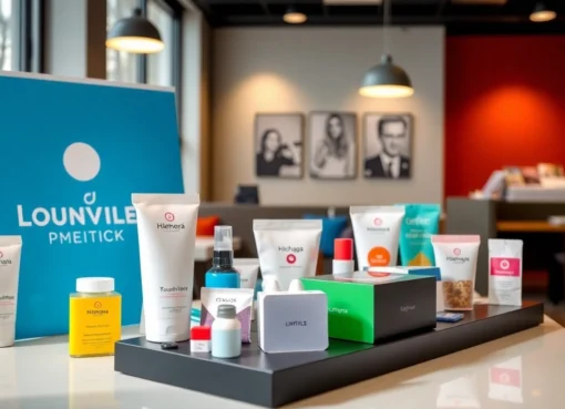 High-quality promotional products in Louisville showcased with colorful items and engaging