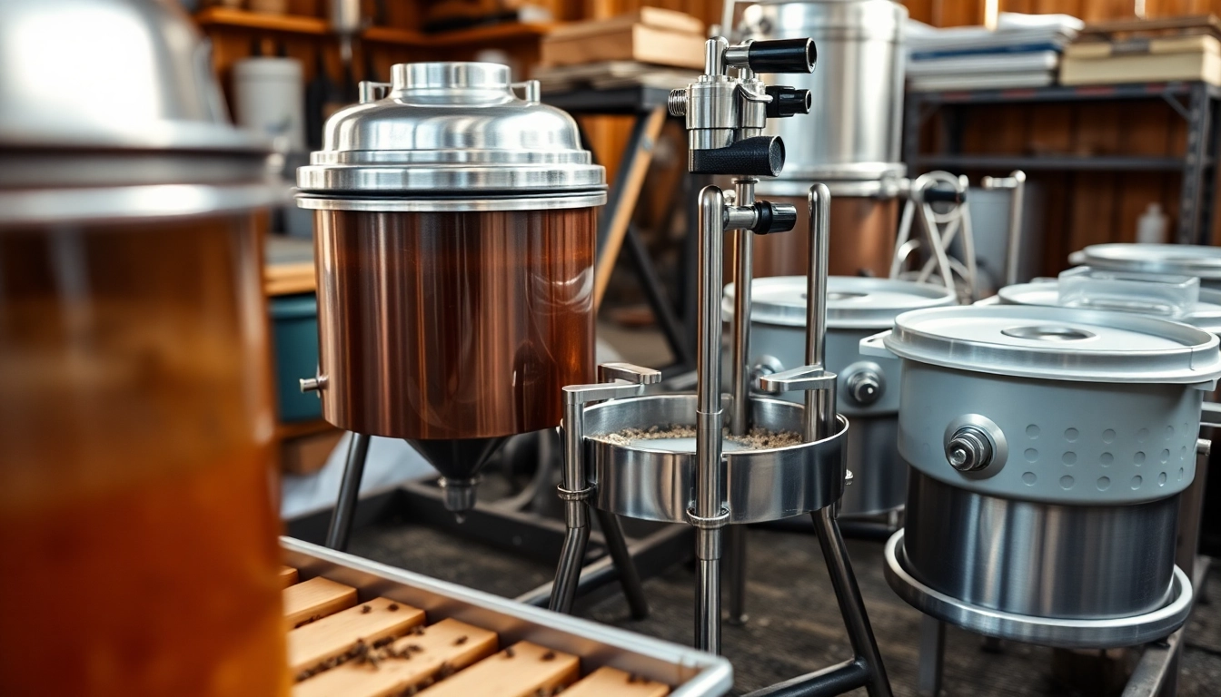 High-quality material y maquinaria para apicultura with stainless support and honey containers