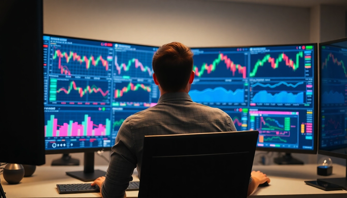 Trading view platform displays detailed market charts and analysis tools for traders and investors