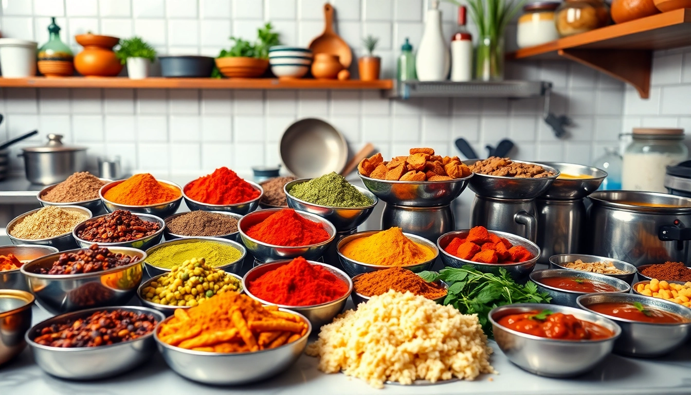 High-quality spices, sauces, and chutneys showcasing variety of cooking pastes and chutneys